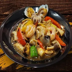 Vip#7 Special Stir-Fried Vegetables With Seafood at 99jjamppong