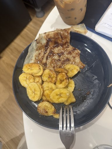 Banana Crepe with Chocolate Sauce