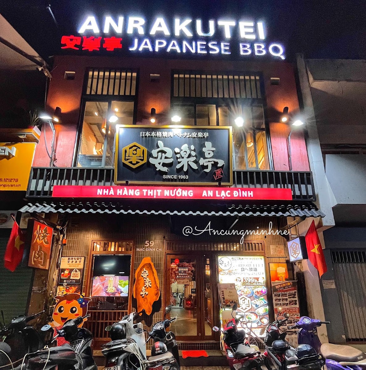 Anrakutei Japanese BBQ in Saigon