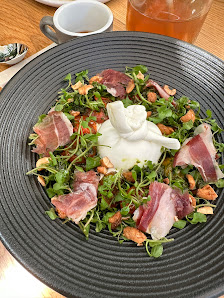 Prosciutto Arugula Salad with Creamy Center