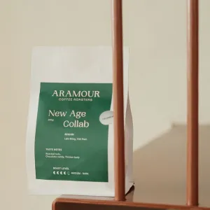 New Age Collab 200gr at Aramour Coffee Roasters Thao Dien
