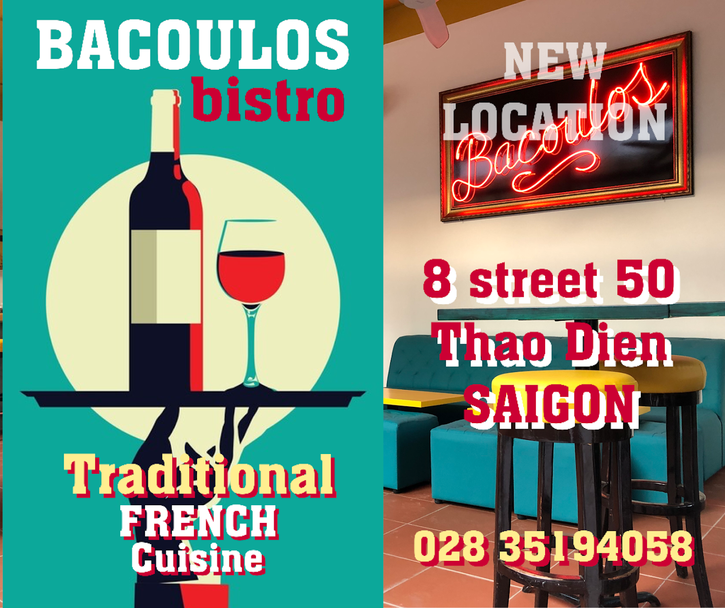 Bacoulos bistro photo 3 in Thao Dien