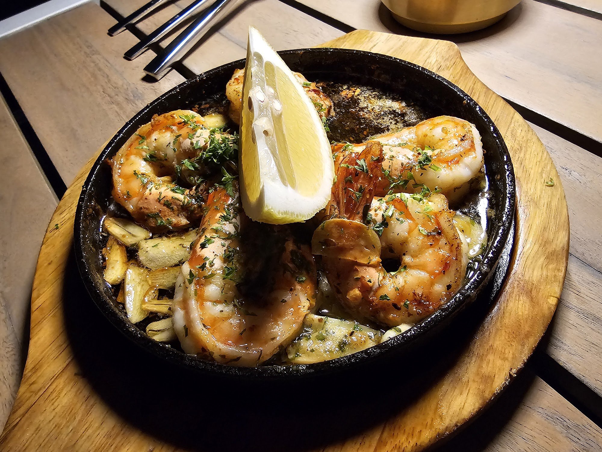 Shrimps with Potatoes