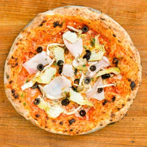 Pizza Capriciosa at BAIETA Restaurant Saigon Thao Dien
