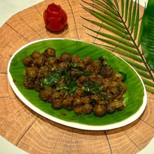 Mushroom Pepper Fry at Banana Leaf Thao Dien