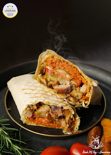 Chicken and Vegetable Wrap
