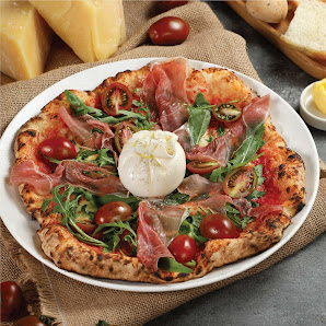 Pizza with Prosciutto and Burrata