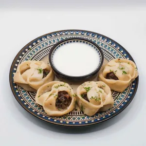 Manti Dumplings (4 PCS) at Bazaar Restaurant