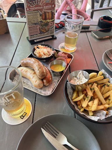 Sausage and Fries Platter