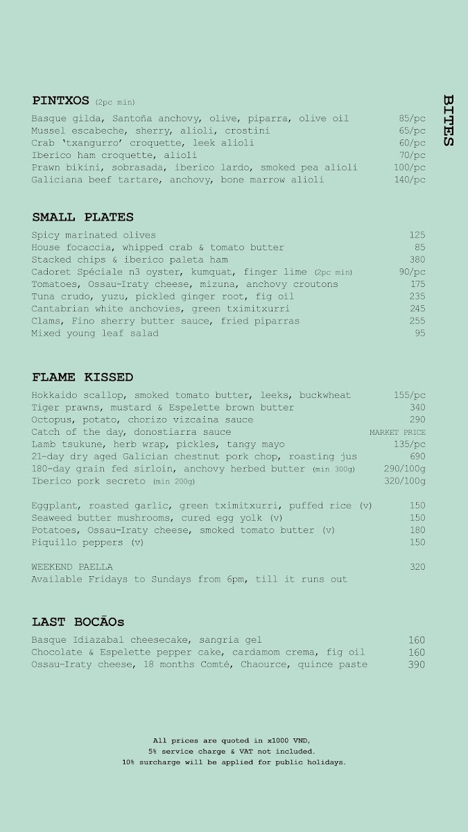 BOCĀO Basque Izakaya photo 8 in Thao Dien