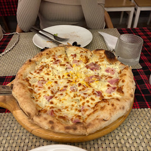 Ham and Cheese Pizza