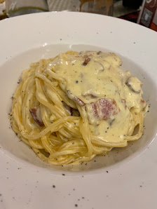 Creamy Mushroom and Sausage Spaghetti