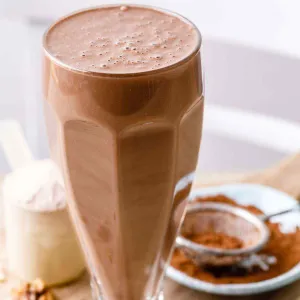 Homemade Chocolate Custard Shake