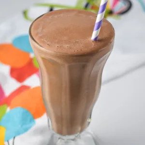 Homemade Vegan Coconut Chocolate Shake