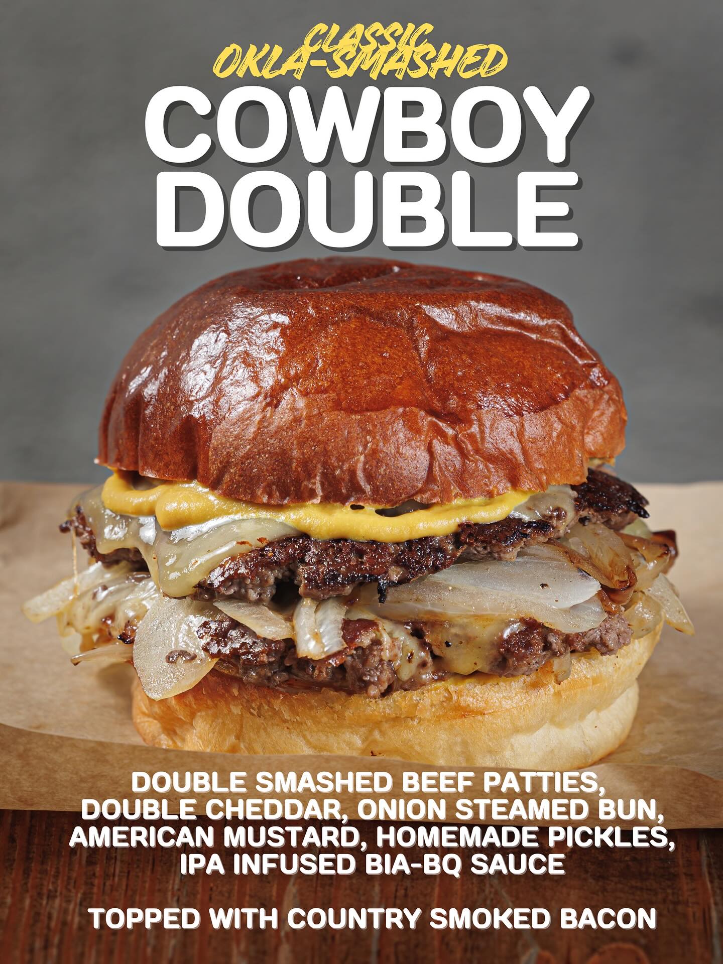 Pure burger bliss. Back by popular demand.

Fresh ground Aussie beef, house-bake