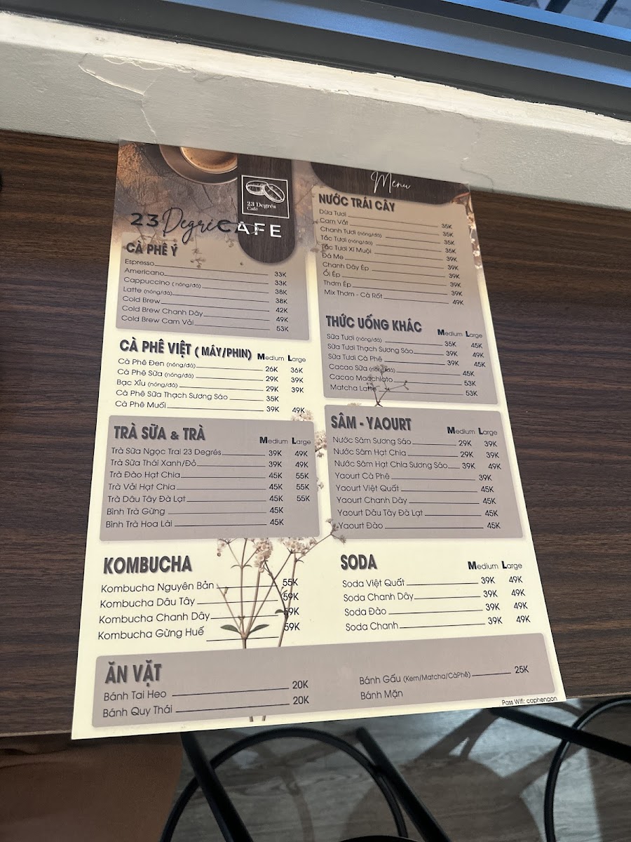 Cà phê và trà 23 độ - Cafes & Coffee in Thao Dien
