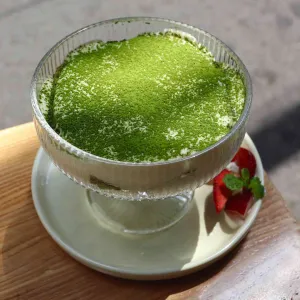 Matcha Tiramisu at Cafe De Elin
