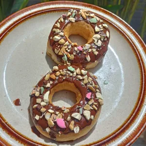 Organic Chocolate Donut Set at Casa Organic Kitchen in Ha Noi