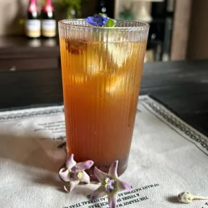 Passion fruit kombucha at Casa Organic Kitchen in Ha Noi