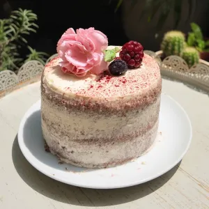 Organic Birthday Cake 7 - Organic Birthday Cake at Casa Organic Kitchen
