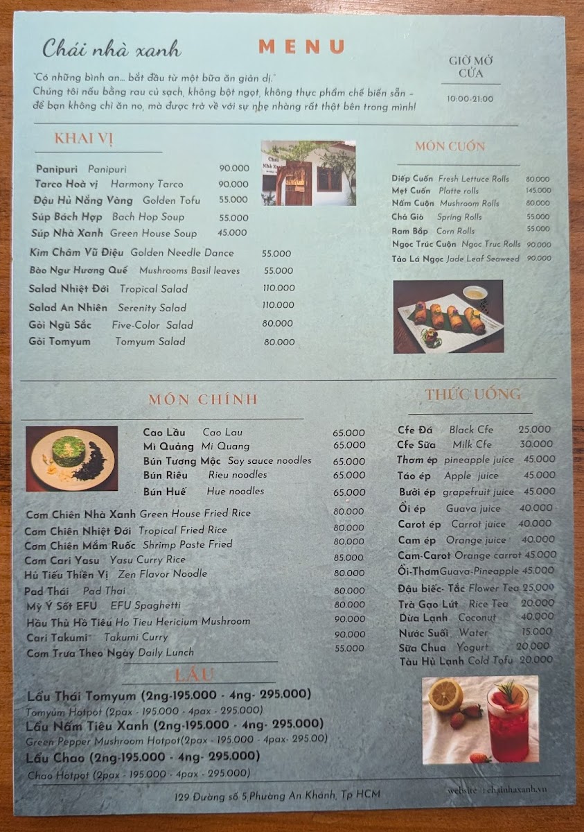 Chái Nhà Xanh | Buffet Chay Quận 2 | Cơm Chay Văn Phòng Thảo Điền photo 6 in Thao Dien