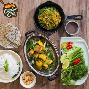 Combo for 2 People - 2 Dishes (1 Fish Cake, 1 Fish Innards) at Chảo Cá Vincom Thảo Điền