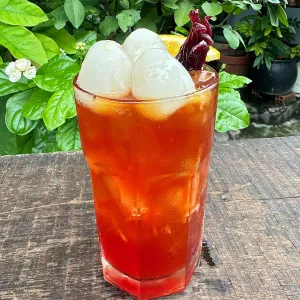 Lychee Atiso Tea at Chất Coffee Station