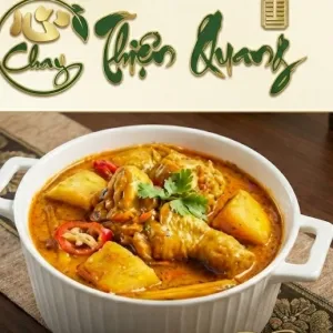 Traditional Vegan Curry at Chay Thiện Tâm in Thao Dien