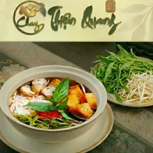 Thai Vegetarian Noodle Soup at Chay Thiện Tâm in Thao Dien