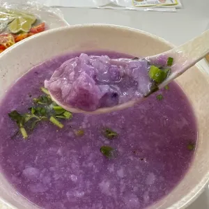 Sweet Potato Soup at Chay Thiện Tâm in Thao Dien