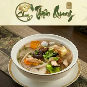 Phnom Penh Noodle Soup / Southern-style Rice Noodle Soup / Phnom Penh Noodle Soup at Chay Thiện Tâm in Thao Dien