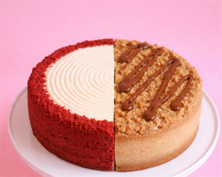 Mixed 2 flavour cheesecake - Cheesecake Ngon