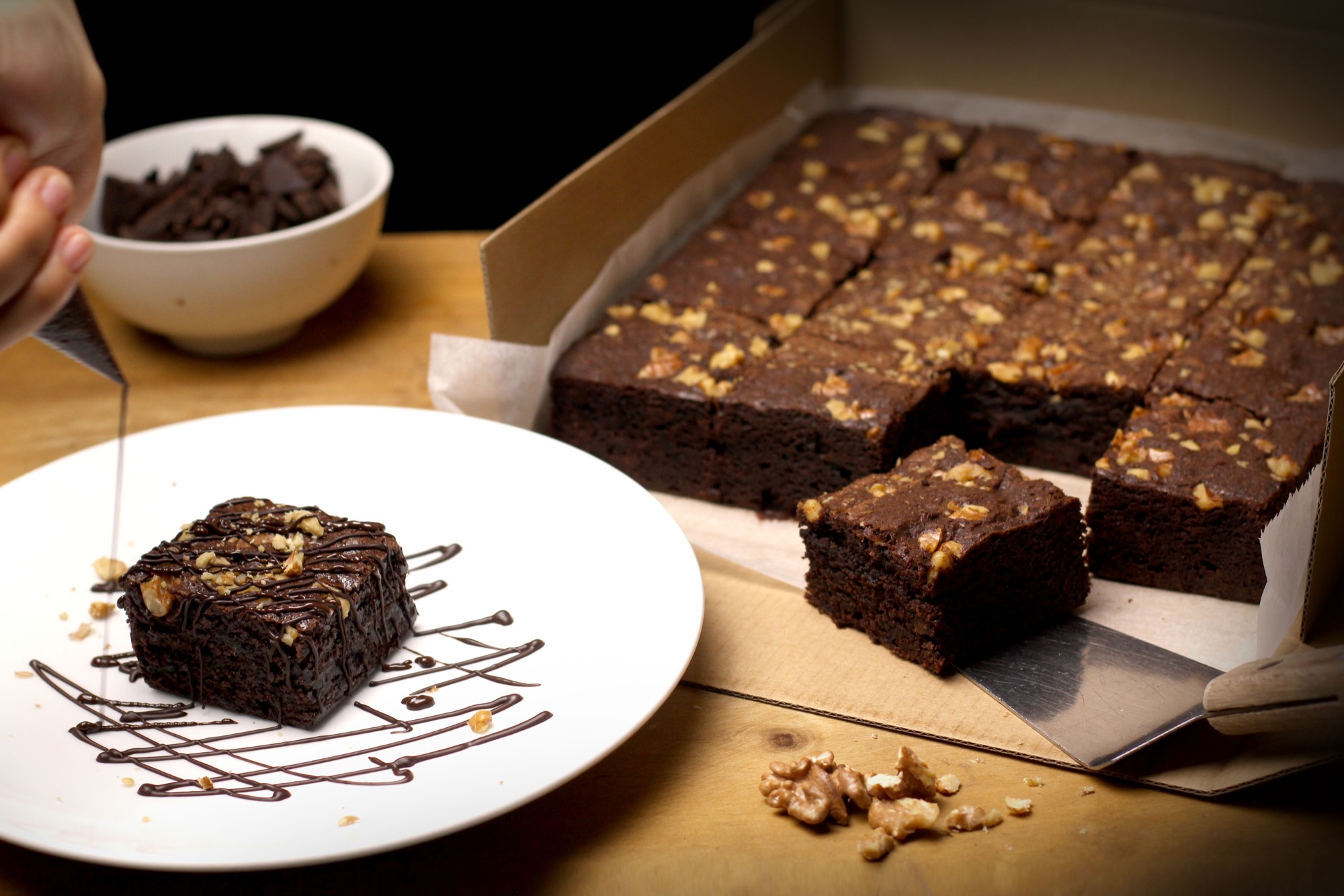 Chocolate walnut Brownies - Cheesecake Ngon