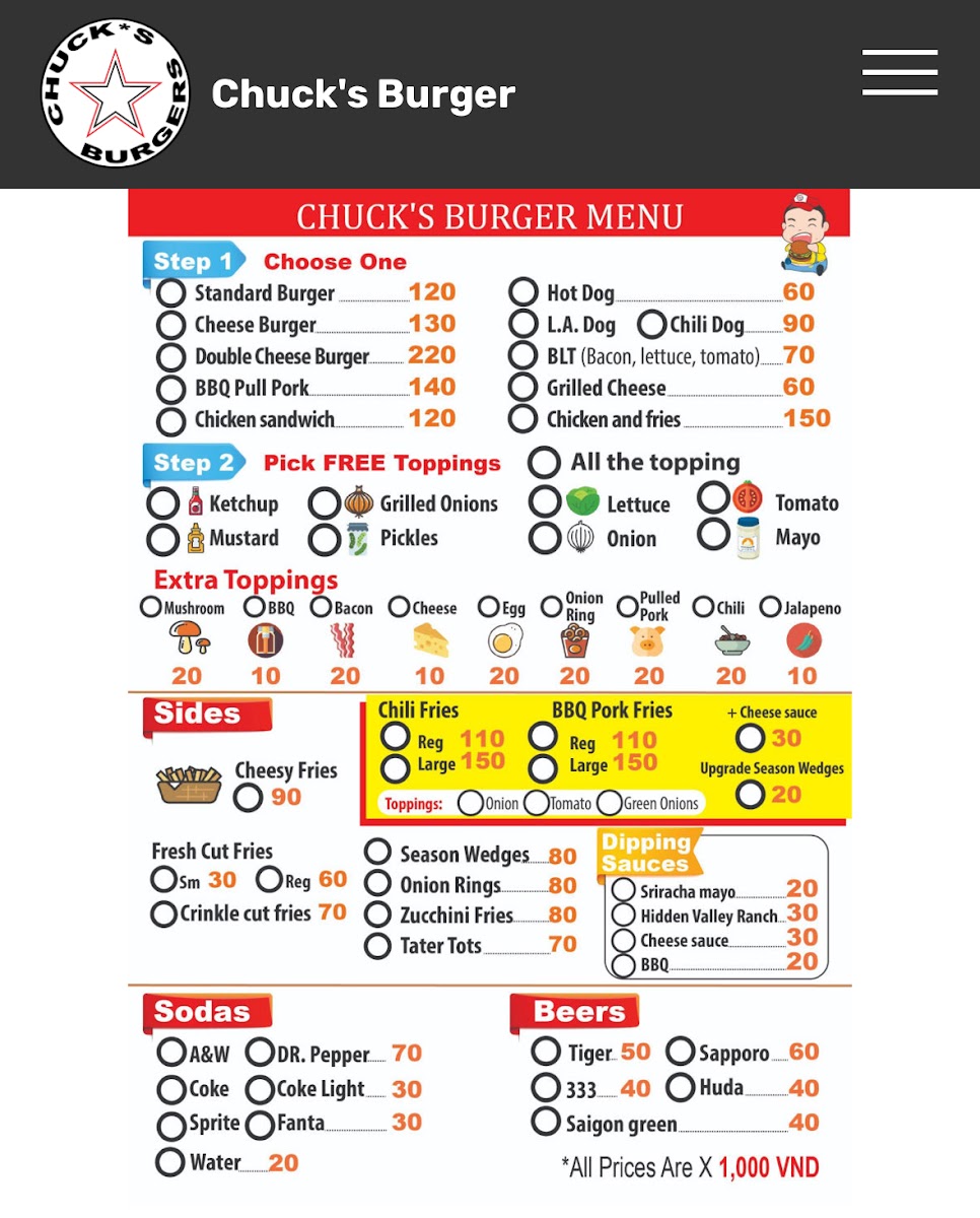 Chuck's Burgers photo 4 in Thao Dien