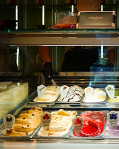 Various ice creams and desserts