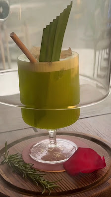 Green Tropical Cocktail