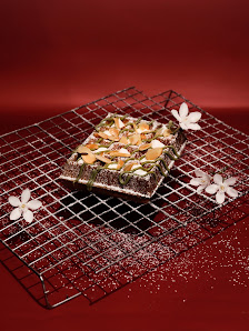 Almond and Fruit Topped Dessert