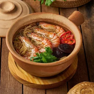 Seafood Pan-Fried Glass Noodles at Coco Thai
