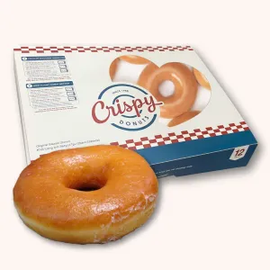 Box 12 original glazed at Crispy Donuts Thảo Điền
