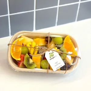 Mixed pre-cut fruit box at Dangdo Cafe Thảo Điền