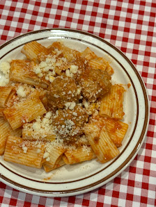 Penne with Tomato Sauce and Grated Cheese