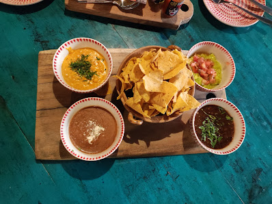 Mexican-inspired snack platter