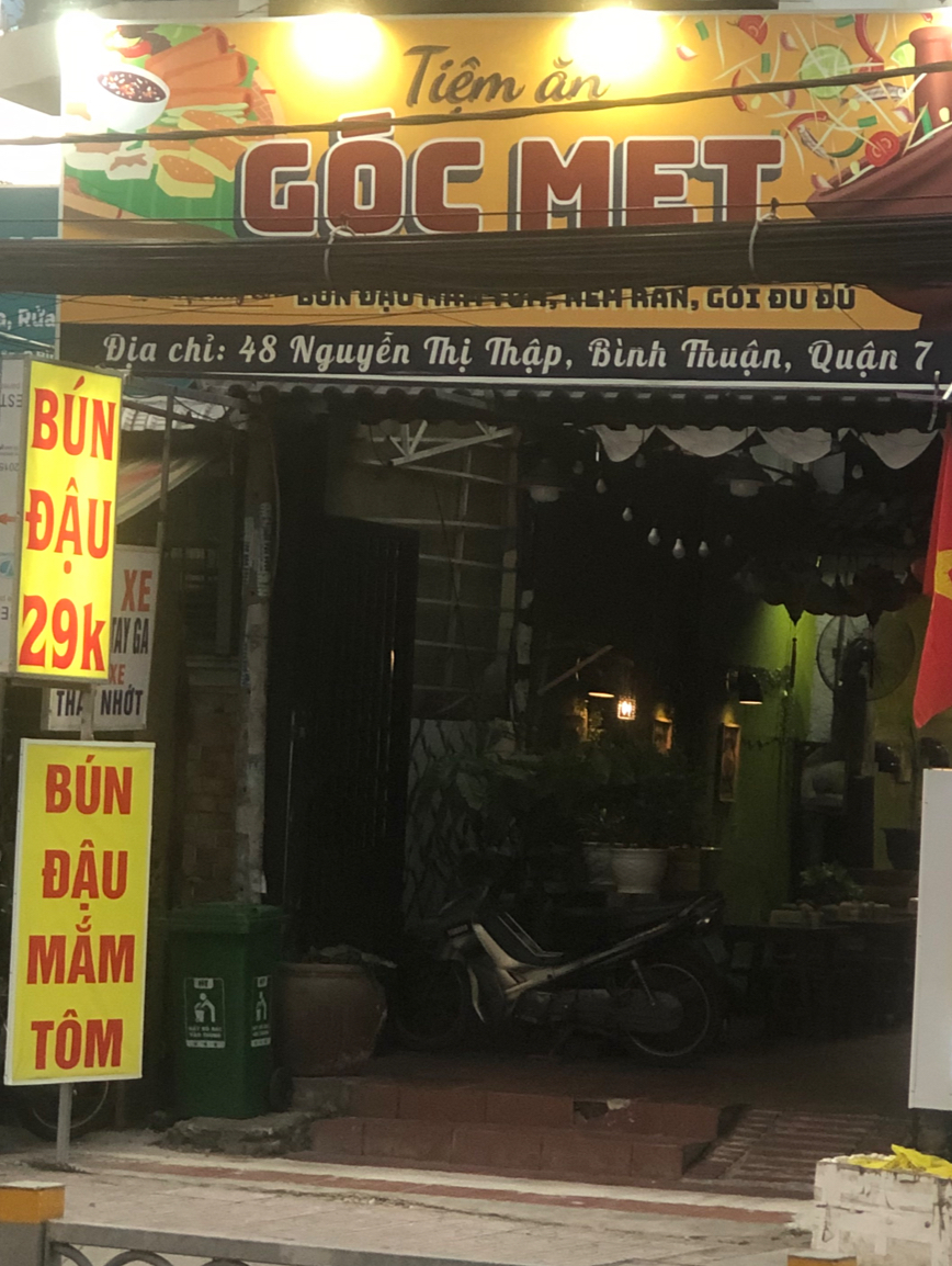 đồ ăn ngon - bún đậu mắm tôm góc mẹt - Bistro in Thao Dien