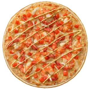 Parmesan Shrimp Pizza