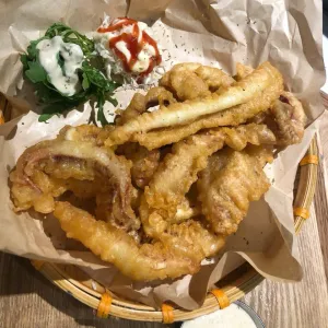 Fried Squid (Medium) at Dongmak 동막, Thao Dien