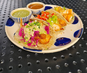 Taco with shrimp
