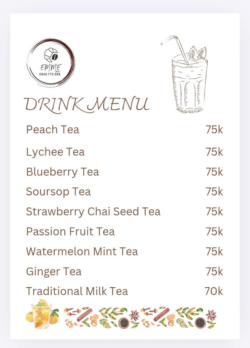 Emme coffee & bakery 28 Thảo Điền in Thao Dien