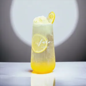 Passion Fruit Cream Soda at Faro Cafe - Thảo Điền Villa