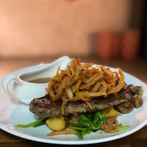250gr ribeye at Flying Pig Saigon
