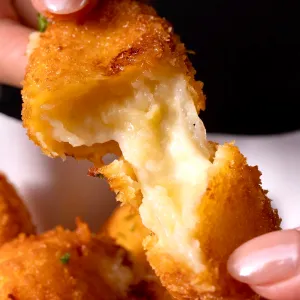 Potato Croquettes - Mashed potatoes mixed with cheese, deep-fried crispy at Fritty Saigon, Thao Dien